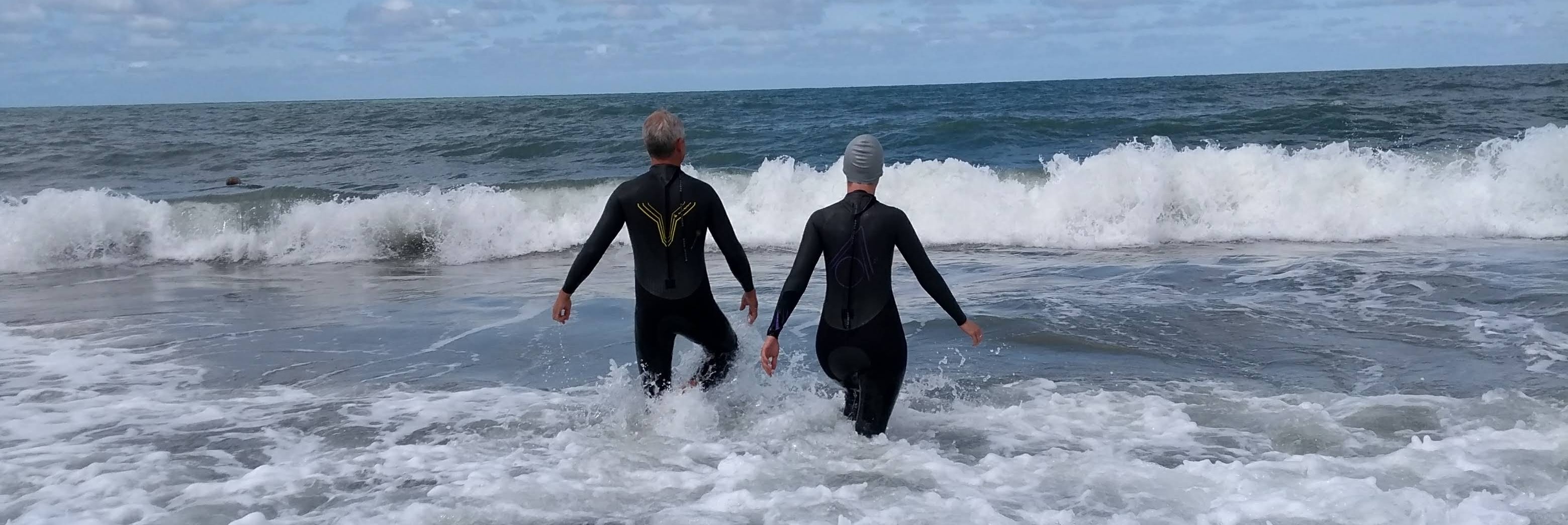 Victoria Widdowson and Richard Higgins swimming teachers